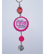 for big sisters everywhere- &quot;Im the big sister&quot; pendant on a 19&quot; ball ch... - £11.92 GBP