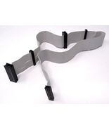 30" FLAT FLOPPY DRIVE FDD CABLE FOR (2) 3.5" &amp; (2) 5.25" DRIVES JGJ18-34... - $7.98