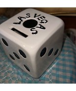 Vintage Las Vegas, ceramic dice bank - $18.81 CAD