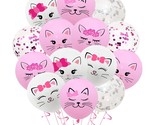 42 Pieces Cat Latex Balloons,12 Inches Cute Cat Balloons For Kids Birthd... - £19.17 GBP