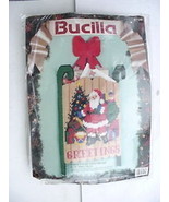 Bucilla Santa&#39;s Sled Card Holder #61153 Plastic Canvas Kit - £9.33 GBP