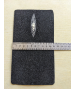 Polished Genuine Stingray Skin Leather Hide Craft Supply Pre-cut Piece - $12.87+