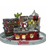 MARVEL Avengers City Porcelain Village Decor  Constant Multicolor LED Li... - $128.69