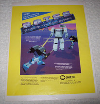 Botss Battle Of The Solar System Big Video Game Magazine Trade Print Ad Vintage - £9.70 GBP