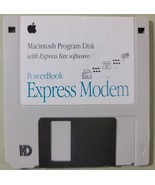 PowerBook Express Modem Macintosh Program Disk 1.0.4 w/ Express Fax Soft... - $408.04 MXN