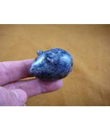 (Y-MOU-701) plump little blue gray Roly Poly house Mouse Mice gemstone f... - £18.36 GBP