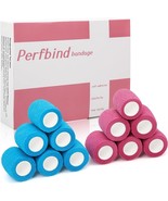 Perfbind Self Adhesive Medical Bandage 12 PCS-6 Blue, 6 Pink Breathable,... - $214.95 MXN