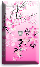 Japanese Pink Sakura Cherry Flowers Blossom Telephone Phone Jack Wallplate Cover - £11.05 GBP