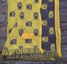 Zoeppritz Jag Fringed Throw in Yellow &amp; Brown - Contemporary - $169.44