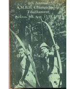 ASSOCIATION OF MARYLAND BOWHUNTERS 4th Annual Tournament booklet 1955 Pa... - $13.56 CAD