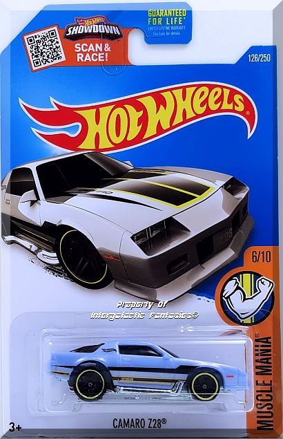 Hot Wheels - Camaro Z28: Muscle Mania #6/10 - #126/250 (2016) *Blue Edition*