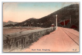 North Point Bathing Beach Road Hong Kong UNP DB Postcard Z9 - £16.01 GBP