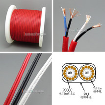 40cm High Purity PCOCC Stereo Earphone DIY Bulk Cable With Japanese Conductors - £9.56 GBP