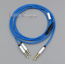 Blue 5N OFC With Mic Remote Cable For Sol Republic Master Tracks HD V8 V10 V12 - £11.21 GBP