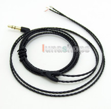 1.3m Semi Finished OFC 90 Degree 3.5mm Earphone audio DIY wire cable - £6.43 GBP