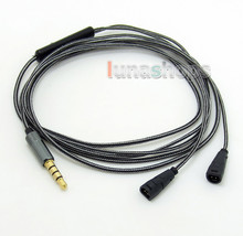 Earphone Audio cable With mic Remote For Sennheiser IE800 IE8 - £11.99 GBP