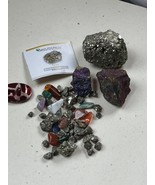 Lot of Mixed Fool’s Gold Various Iridescent &amp; Not Stone Agate Nuggets fo... - £13.09 GBP