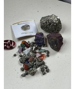 Lot of Mixed Fool’s Gold Various Iridescent &amp; Not Stone Agate Nuggets fo... - $16.69