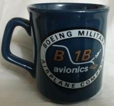 BOEING Military Airplane Company B 1B Avionics Coffee Mug England, New - £23.55 GBP