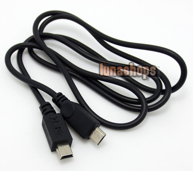 100cm Micro USB 5 pins Male To Mini B 5 Pins Male Adapter Converter Data... - $2.00