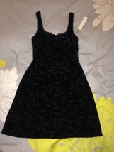 Alexia Admore NY Black Velvet Beaded Holiday Cocktail Dress NWT Size Small - £19.97 GBP