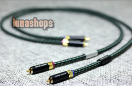 1m Copper Colour CC Fond 2 RCA Male To Male Cable Alloy + 1.8 OCC Copper - $80.00