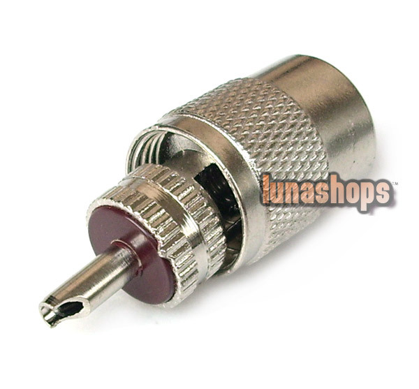 UHF Male PL259 solder RG58 RG142 LMR195 RG400 RF Antenna connector Adapter - $1.50