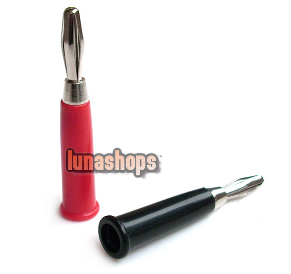 2pcs High quality Banana Male Speaker Plug Audio Adapter - $1.00