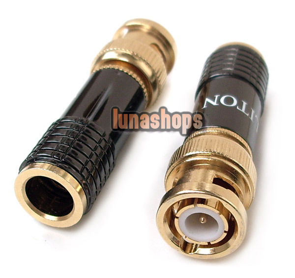 LITON BNC LT-566 Male Plug Golden Plated solder type Adapter For DIY CCTV - $2.50