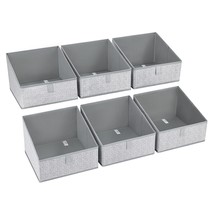 Trapezoid Storage Bins, Closet Storage Bins With Handle, Foldable Storag... - $51.99