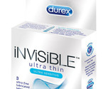 Durex Invisible Ulta Thin Condom - Box Of 3 - £11.20 GBP
