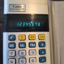 Vintage Calculator Canon Palmtronic LD-8M s Calculator Original Case Wor... - $38.91