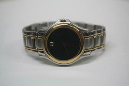 Movado Classic Museum 81-E4-0863 Two Tone SS Quartz 35mm Watch Fits 6" wrist - $247.78