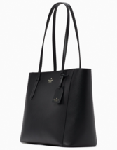 NWB Kate Spade Schuyler Black Saffiano Tote K7354 Bag Charm $359 Retail Gift Y - £96.59 GBP