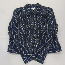 Charter Club Petite Women's Black/Blue Full Button Denim Jacket Size P/L image 15