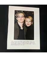 LEONARDO DiCAPRIO Kristen Zang Magazine Pinup Romeo Juliet Premiere Clip... - €13,75 EUR
