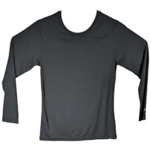Womens Solid Black Performance Long Sleeve Shirt Size XS Extra Small - $300.95 MXN