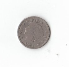 1904 Liberty Head / &quot;V&quot; Nickel - £4.63 GBP