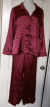 Inc red satin print Pajama Set (Shirt and pant) Size XX-Large - $24.70