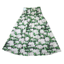 NWT Hill House The Delphine Nap in Night Bloom Cotton Smocked Midi Skirt... - $99.00