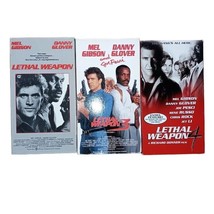 Lethal Weapon Original 3 &amp; 4 VHS Movies Drama, Action R Mel Gibson Danny Glover - £6.30 GBP