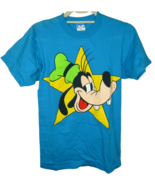 Disney Vintage Goofy Star Tee Unisex Size Small Made In USA Blue - $99.99