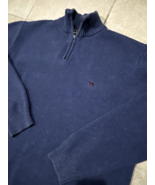 Rodd &amp; Gunn Knit 1/4 Zip Sweater Men’s Navy 2XL 100% Australian Cotton - $27.17