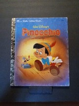 Little Golden Book Pinocchio Children&#39;s Fairy Tale 1990 Walt Disney - £2.96 GBP