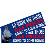 ANTI TRUMP Bumper Sticker or Magnet Political Sticker GAS Prices coming ... - $93.50 MXN+