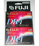FUJI - DR-I NORMAL BIAS AUDIO CASSETTE (Blank) 60 Minutes - Pack of 2 (New) - £11.79 GBP
