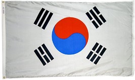South Korea - 5&#39;X8&#39; Nylon Flag - £91.02 GBP