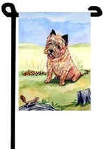 Cairn Terrier - 11"x15" 2-Sided Garden Banner - £14.16 GBP