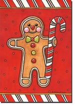Gingerbread Man Art Banner - $24.00
