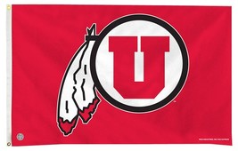 University of Utah - 3&#39; x 5&#39; NCAA Polyester Flag - £31.60 GBP